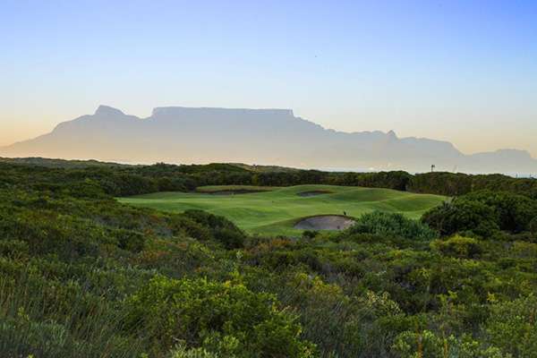 Hands-on golf coaching with majestic views of Table Mountain with EOGA at Atlantic Beach Links in Melkbosstrand, Cape Town, South Africa