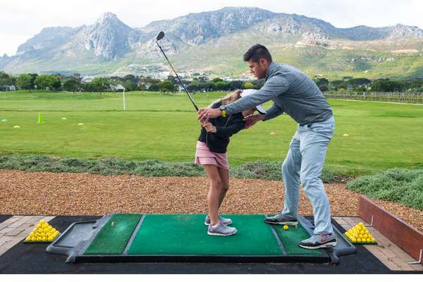 Golf coaching made fun with EOGA at Steenberg Golf Club, Cape Town