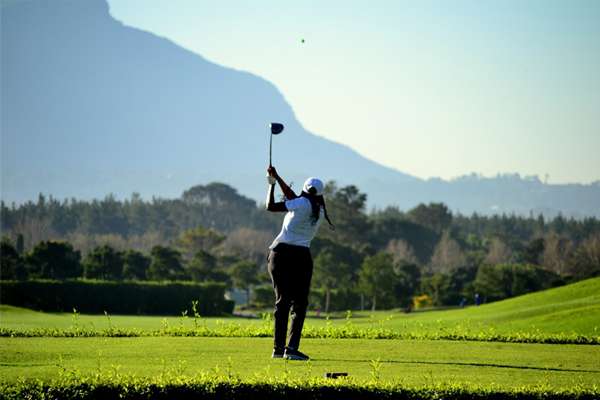 Ladies' Junior and Experienced golfing instruction with EOGA at Steenberg Golf Club, Cape Town, South Africa