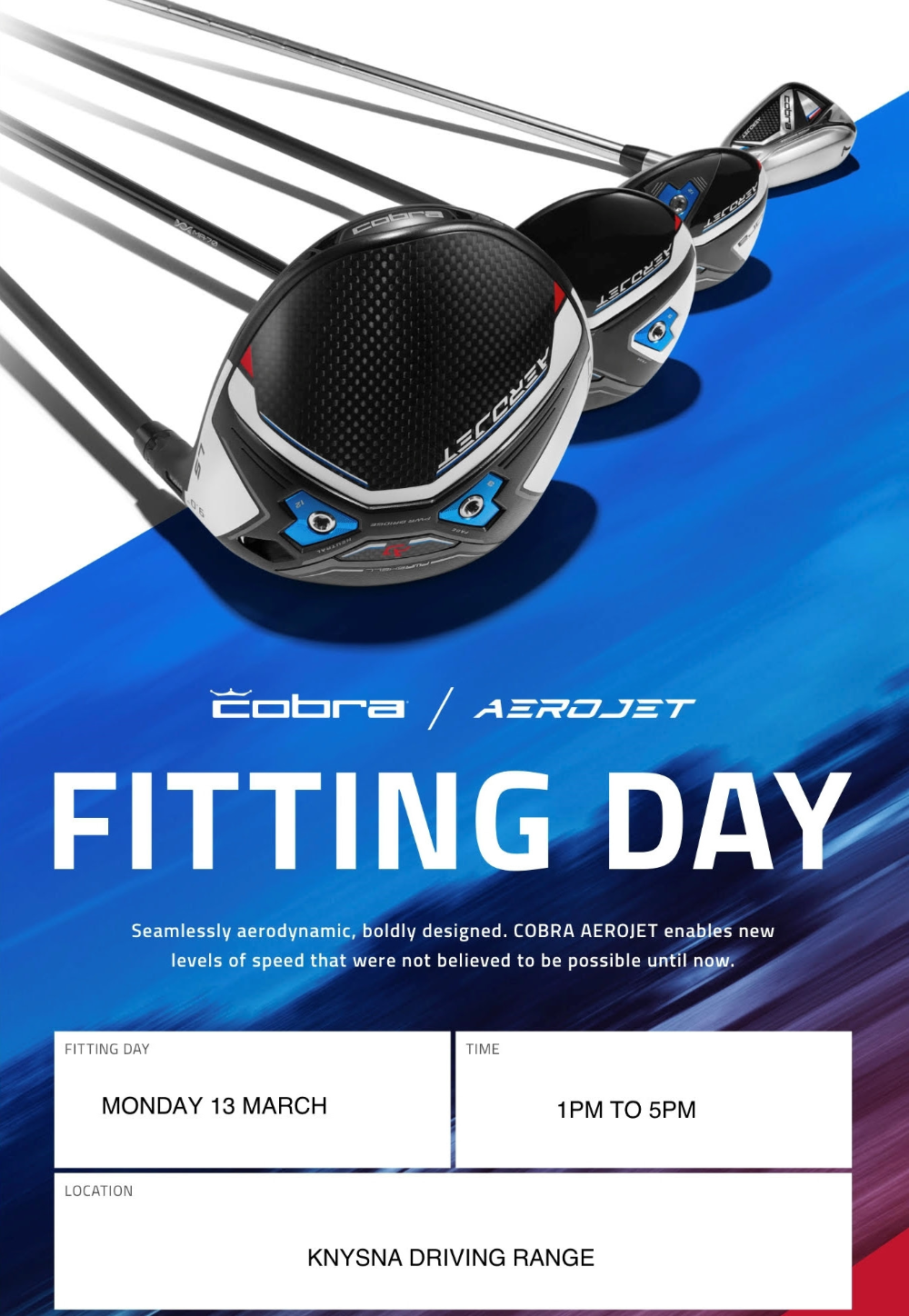 Scratch Golf Have you booked your fitting for Monday?