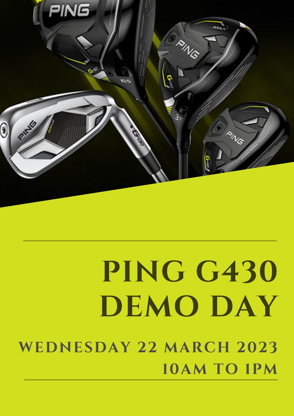 Scratch Golf The fastest swing of your life is just one week away!