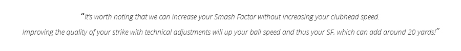 Del Mar Golf Center  us_uk What is your smash factor